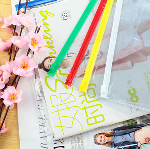 A4/A5/A6/ B5 Customized PVC Plastic Clear Frost Waterproof Zipper Bag Storage Organizer <strong>Zip</strong> <strong>Lock</strong> Pouch Document <strong>File</strong> <strong>Holder</strong> - Product Image 5