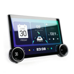 デュアルノブAndroidカーDVDプレーヤー2 Din Radio Androidカーディスプレイダイヤモンド2k AndroidシングルDinカーステレオPantalla Para Carro - Product Image 1