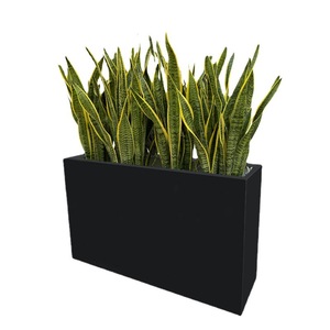 Macetas de Fibra de Vidrio para Exteriores, Jardineras de Acero Inoxidable Personalizadas, Macetas Modernas para Centros Comerciales, Calles Comerciales y Plazas - Product Image 2