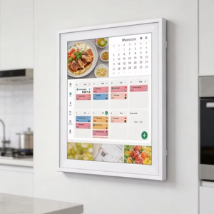 Calendario Digital Inteligente OEM de 10.1 Pulgadas con 360 °   Rotación Automática, Logotipo Personalizado y Sincronización con la <span class=keywords><strong>Aplicación</strong></span> - Product Image 1