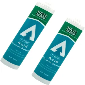 Kualitas tinggi asetik silikon Sealant asam silikon Sealant untuk kaca & aluminium