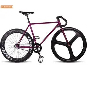 Istaride 26 Inch Fixed Gear Bike Lightweight Carbon Steel Frame Single Speed For Racing Bike Track Bicycle Road Bike