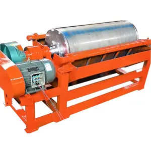 Séparateur magnétique à tambour permanent pour la machine de séparation magnétique de minerai de fer/sable de silice/sable minéral