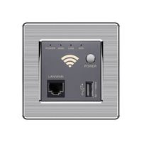 Prise réseau sans fil SUMMAO en acier inoxydable avec ports USB A/C 250V, vente chaude