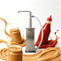 Pneumatische toevoermachine voor pasta's en halfvloeibare producten; automatische transportmachine voor voedingsmiddelen en cosmetica, 304 roestvrij staal, crème-dispenser