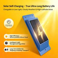 Panneau solaire en silicium monocristallin, dispositif de suivi de fret, dispositif de positionnement de conteneur haute efficacité, certifié FCC CE, IP66