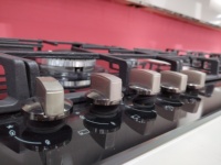 La meilleure vente de plaques de cuisson à gaz en verre trempé avec 5 brûleurs
