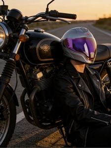 <span class=keywords><strong>Casco</strong></span> de Motocicleta Universal 2025, Personalizable, Variación <span class=keywords><strong>Alien</strong></span>, Plateado, para Hombre y Mujer, Cuatro Estaciones - Product Image 6