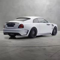 Kit carrosserie en fibre de carbone sèche style MSY pour Rolls Royce Wraith : pare-chocs avant, jupes latérales, ailes, spoiler arrière, pare-chocs arrière