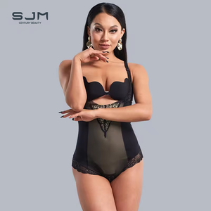 Fajas Moldeadoras de Alta Calidad <span class=keywords><strong>Century</strong></span> Beauty Body sin Costuras de Encaje Control de Abdomen para Mujer Tanga Moldeadora - Product Image 1