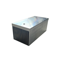 Dissipateur thermique en aluminium extrudé à profil standard, structure à ailettes haute hauteur, pour générateur de var statique SVG, unité d'alimentation
