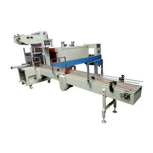 zhejiang hongzhan hot sale Automatic bottle carton sleeve shrinking and wrapping packing machine