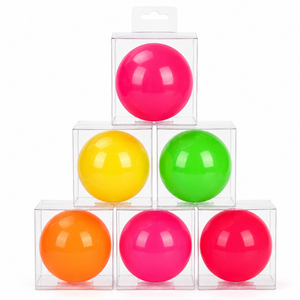 Pelotas de Golf de Práctica de Color Sólido Personalizadas OEM, 60 mm, Alto Brillo, Multicolor, para Campos de Mini Golf y Pedidos al por Mayor - Product Image 5