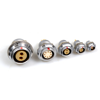 Conector Circular Hembra para ECG, Fabricado en China |   Conector Push-Pull de Alta Calidad Serie 2B de 2-19 Pines para Uso Médico
