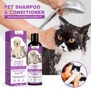 Shampoo pour animaux de compagnie Yegbong à l'huile essentielle de lavande pure à 100 %, formule sans larmes, <span class=keywords><strong>anti</strong></span>-démangeaisons, lissant, naturel, en stock - Product Image 2