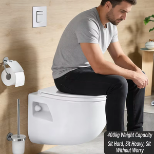 Cisterna de Inodoro Empotrada con Doble Botón, Tanque de Agua para Inodoro Integrado en la Pared para Mejora del Baño - Product Image 4