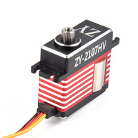 Servo sin Escobillas de Alto Torque de 21 kg, ZY-2107HV, 8.4 V HV, Engranaje Digital de Acero Inoxidable para Coche, Avión, Barco, Robot RC de Escala 1/8 y 1/10