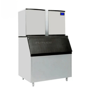 Máquina de Hielo en Cubos de Acero Inoxidable de Congelación Rápida, 200 kg de Capacidad de Enfriamiento por <span class=keywords><strong>Agua</strong></span>, 220V, Nueva Condición, Bomba Central para Bebidas Caseras - Product Image 3