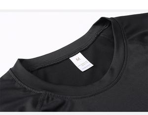 Wholesale <b>Men's</b> Quick Dry Short Sleeve High Stretch Sweat Wicking for Sports Running Fitness Training T-<b>shirt</b> - Product Image 4