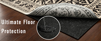 Sous-couche de tapis en feutre et caoutchouc robuste anti-accroc pour salon