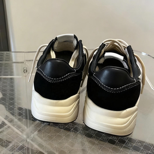 2026 New Premium Black Suede Leather Chunky Sneakers High Quality Designer Men's Running Sole Custom Sneakers Fashion - Product Image 6