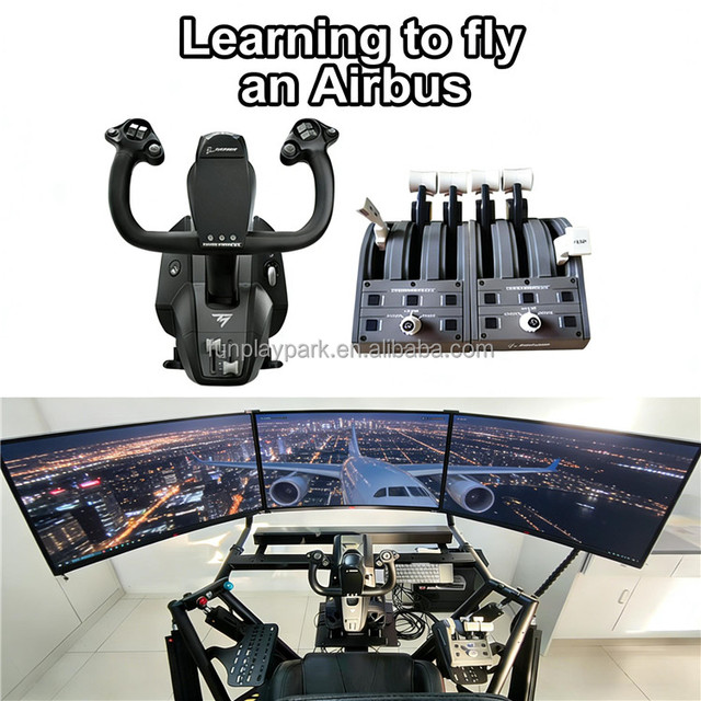 Hot Selling Full Motion Vr Airplane Simulator Immersive Flying Game Virtual Flight Simulator 9d Vr Game Machine for Business