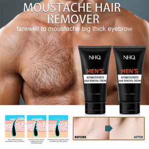 Crema depilatoria natural para piel sensible, partes íntimas indoloras, para el pecho y la espalda, OEM - Product Image 3