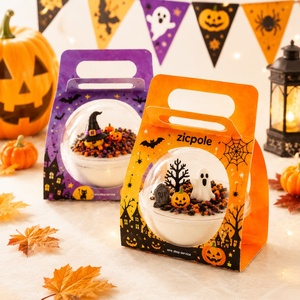 Caja de Regalo Transparente con Asa para Pastel Tiramisú, Dulces, Bolas de Caramelo, San Valentín, Halloween, Navidad, para Llevar - Product Image 2