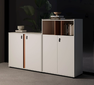 Mueble de Oficina Moderno de Madera, Armario de Almacenamiento para Oficina en Casa, Escuela, Fábrica, Hospital - Modelo 09F0807 09F0808 - Product Image 1