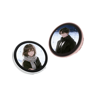 Badge électronique intelligent à écran tactile IPS de 1,85 pouce, affichage numérique de dessins animés, jeu numérique, pixel art animé