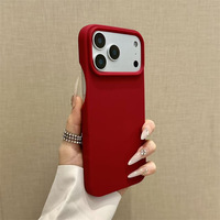 Coque de téléphone antichoc en TPU couleur unie anti-traces de doigts de haute qualité pour iPhone 17 16 Pro Max 15 14 13 12