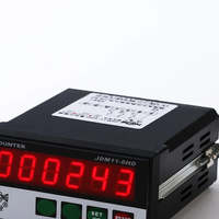 Compteur numérique réversible TENGLONG JDM11-6HD 110V-220V avec affichage LED 6 chiffres (1-999999) pour temps et longueur
