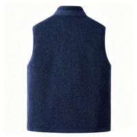 Veste polaire en tissu éponge pour homme, manteau d'hiver épais, coupe-vent, gilet d'extérieur, chauffe-corps, vêtement d'extérieur