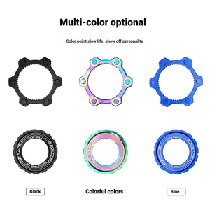 ENLEE Verrouillage central vers adaptateur de <span class=keywords><strong>disque</strong></span> à six broches Alliage d'aluminium CNC Moulage monobloc Moyeu de verrouillage central vers adaptateur à vis à six broches - Product Image 4