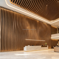 Panneaux de plafond en aluminium ondulés pour les architectes et les entrepreneurs en matériaux de construction