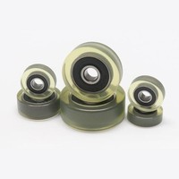 Poulies en plastique PU 8*22*5mm avec roulement en acier chromé 688RS et rouleau en polyuréthane revêtu de PU pour distributeur automatique de billets