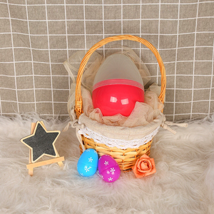 ZHIFAN Huevos de Pascua de Plástico Gigantes de 30 cm, Coloridos, Abribles y Rellenables, con Impresión UV y Diseño Moderno para Pascua - Product Image 3