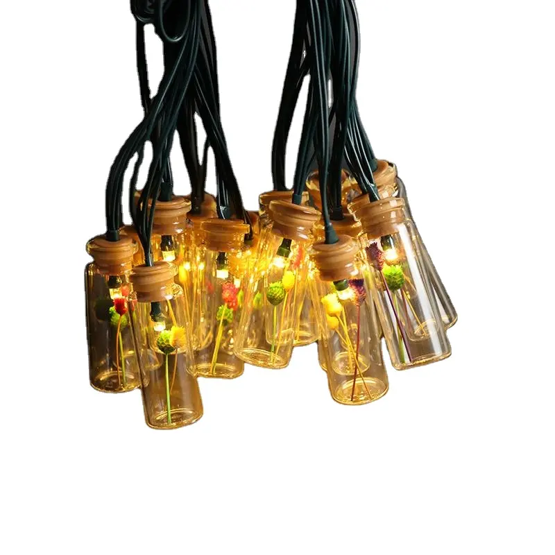 Outdoor Solar Glazen Pot Bloemen String Lights Led Fairy Lights Outdoor Tuin Boom Decoratie Solar Light Waterdicht