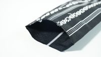 Sangle élastique en polyester à motif chevrons Aoya OEM, design tendance, vente en gros, personnalisable, bande élastique confortable en maille pour vêtements