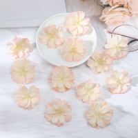 Têtes de fleurs artificielles marguerites de 4,5 cm pour bricolage, imitation florale pour décoration de mariage, photographie à domicile et artisanat