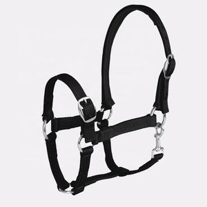 Cabestros chapados en latón Entrenamiento Miniatura Plástico Halter Caballo Nylon Neopreno Proveedor de mascotas - Product Image 1