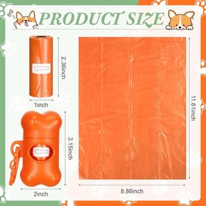 Distributeur de sacs à déjections canines 2026 avec sacs de collecte en vrac, support pour sacs à crottes de chiot avec 1 rouleau de sacs - Product Image 2