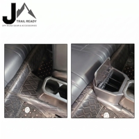 Boîte de rangement pour console centrale arrière de voiture, pour Suzuki Jimny JB64JB74 2018+, 3 portes, accessoires intérieurs, plateau de rangement