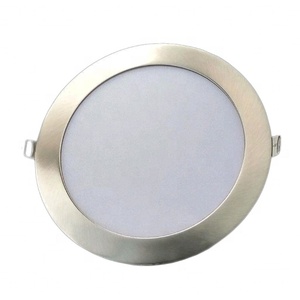 Nhà Máy Giá Satin Nickel Slim Vòng Vuông 6 Wát <span class=keywords><strong>Led</strong></span> Bảng Điều Chỉnh Ánh Sáng Đèn Trần Cho Chiếu Sáng Trong Nhà - Product Image 2