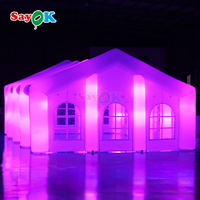 Discothèque gonflable d'événement commercial extérieur de Sayok grande tente gonflable de noce avec l'éclairage