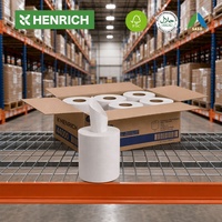 Papier toilette en gros, 2 plis, en pâte recyclée, grand rouleau, pour hôtels, toilettes, bureaux, installations et usage domestique