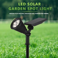 Lampes solaires de jardin à 7 LED RGB, éclairage extérieur décoratif IP65, angle de faisceau de 120°, autonomie de 8 à 10 heures pour les allées, les arbres, la pelouse