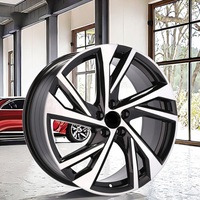 Nuevas Llantas de Aleación JZB de 17 Pulgadas 5x108 Multirradio, Aleación de Aluminio Negra con ET de 35 mm para S60 S80 S90 V40 V70 V60 V90 XC60
