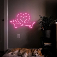 Lumière LED à changement de couleur enseigne au néon corps en PVC IP67 décoration murale en acrylique excellent hôtel abonnés Instagram service inclus