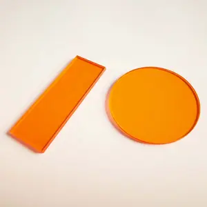 CB535nm, 550nm, 565nm, 580nm Cut Off Farbe Glas Filter Orange Glas